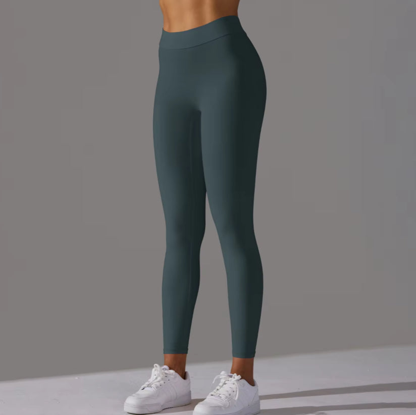 Scrunch with V Waist Push Up Leggings