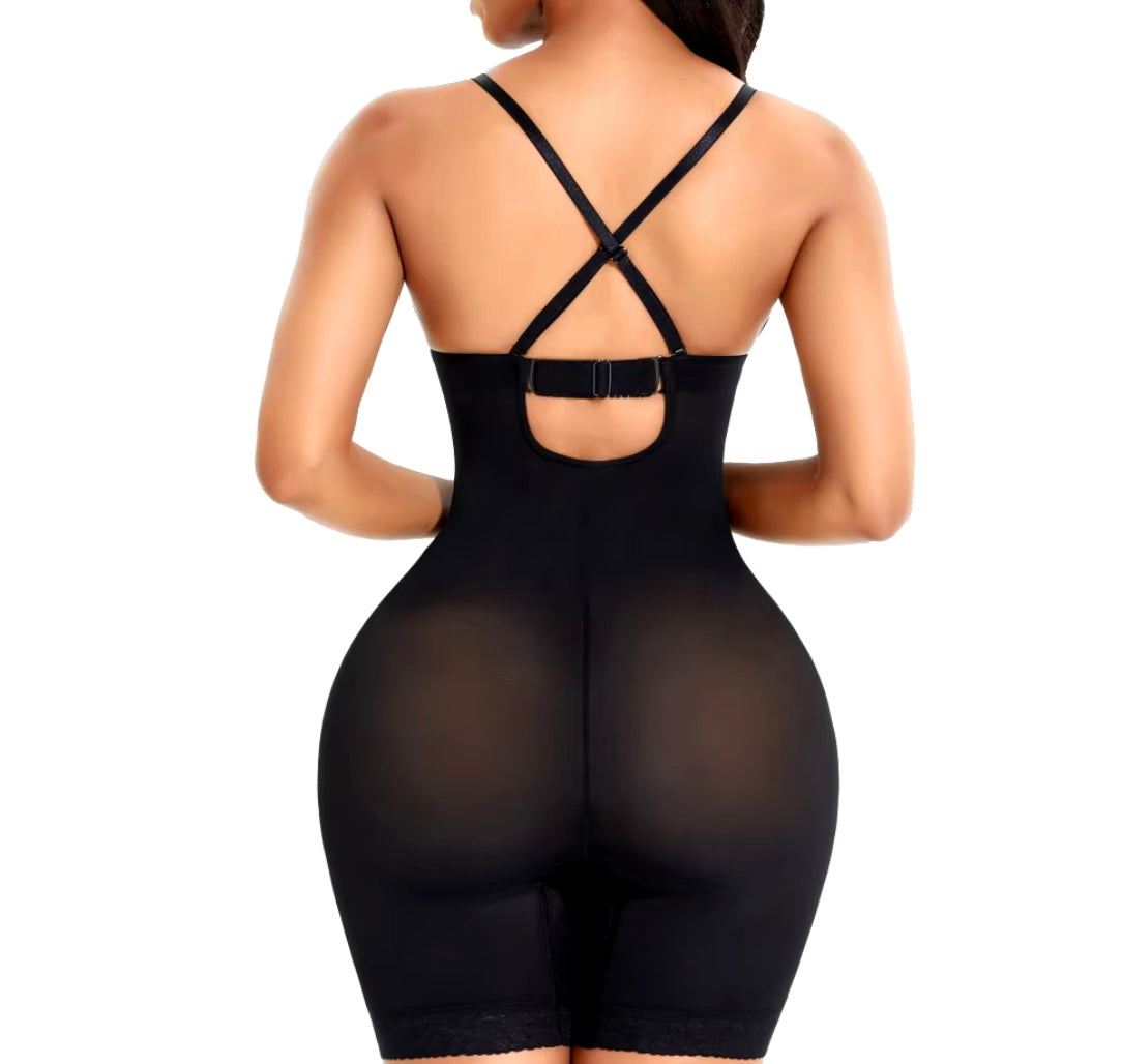 Full Body Slimming Shaper with Invisible Backless Bra