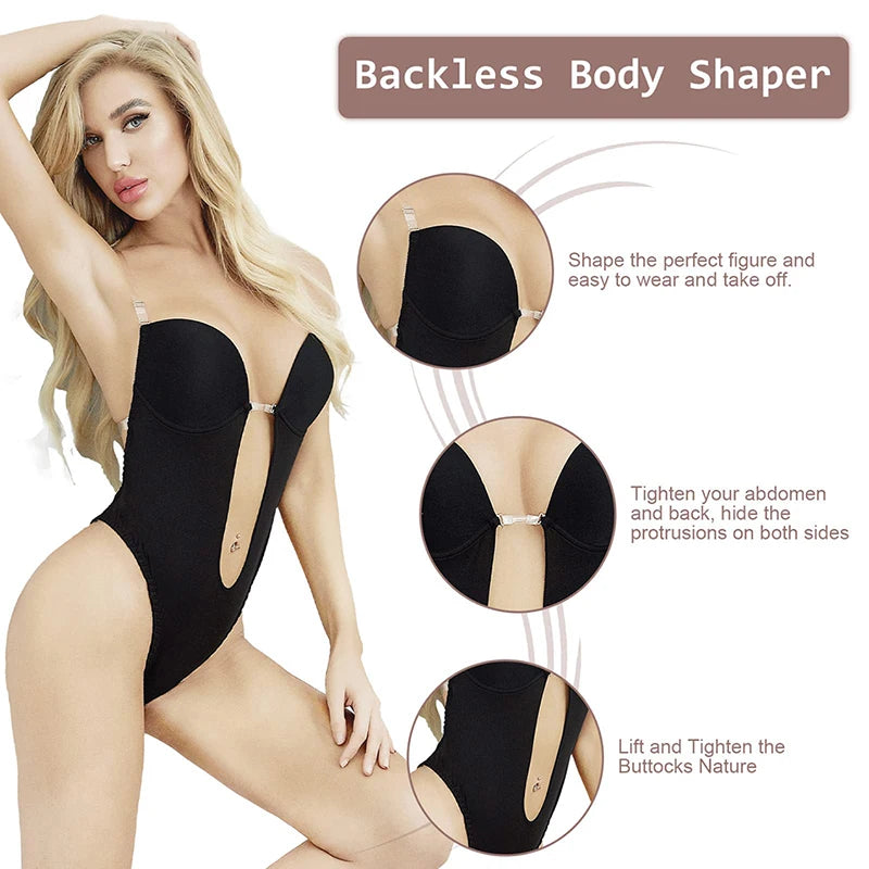 Backless Shapewear Bodysuit