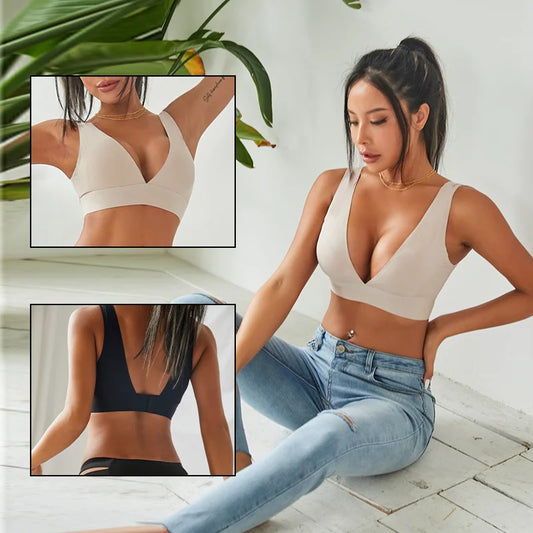 Push Up Seamless Backless Bralette