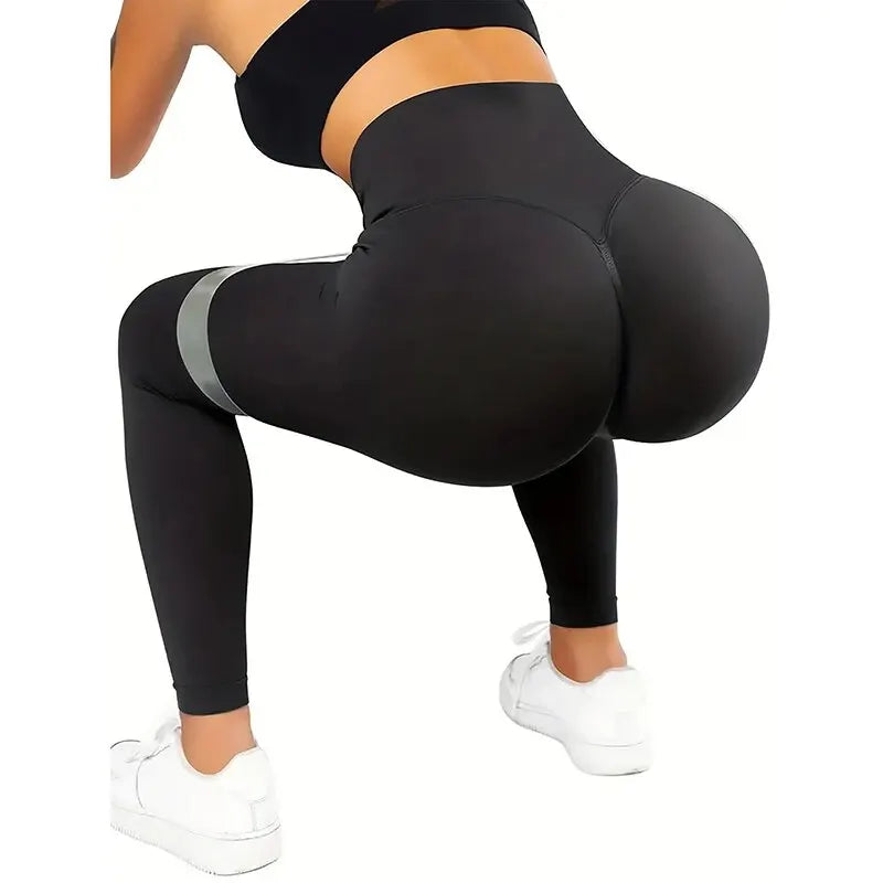 Elastic Band Butt-lift Leggings