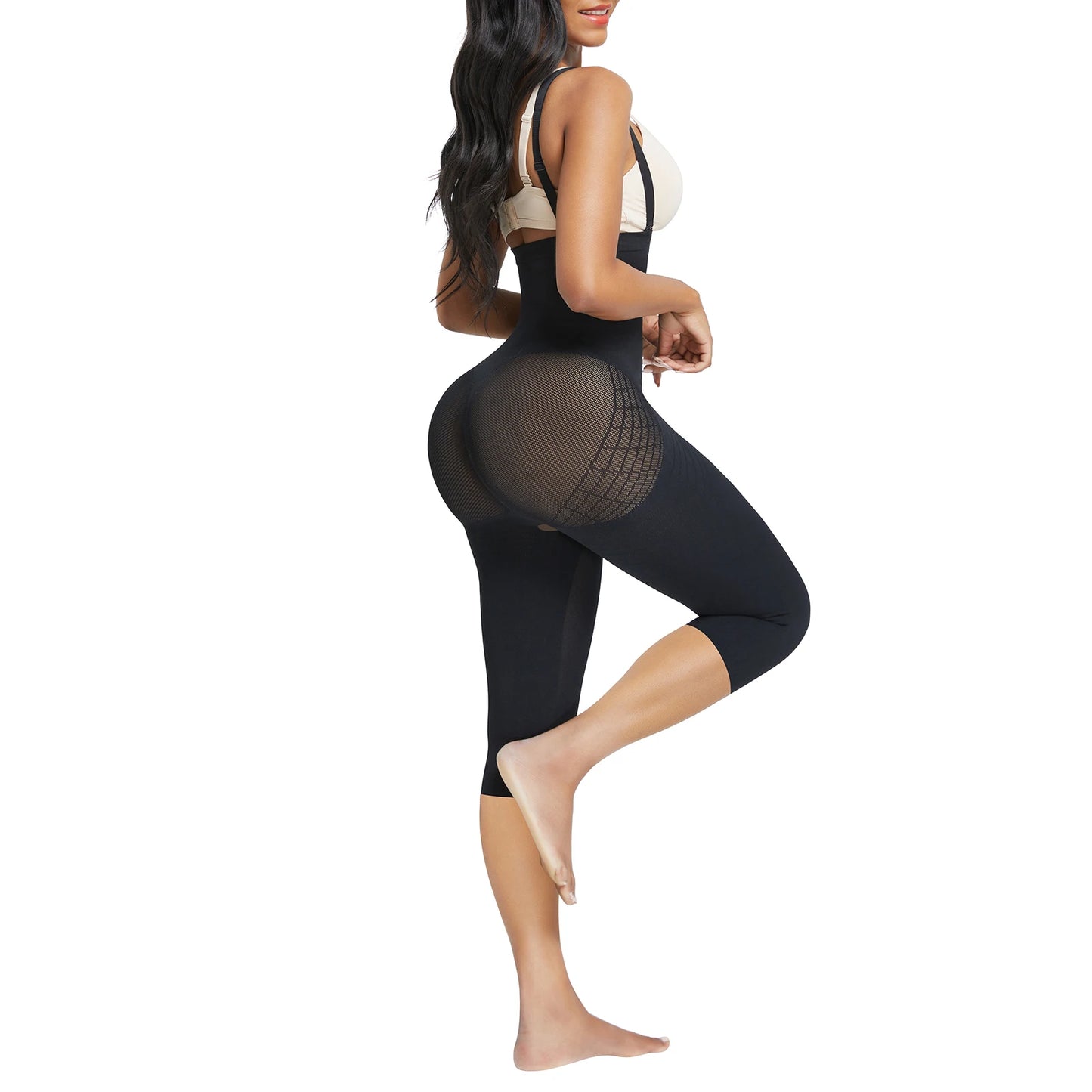 Seamless High Waist Body Shaper for Tummy Control and Butt Lift